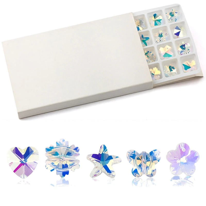 

28x, бусины из смолы в форме цветка для бабочки, сердца, медведя, морской звезды, очаровательные бусины для изготовления ювелирных изделий сво...