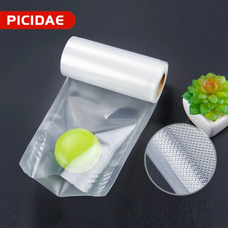 

Food Vacuum Packing Rolls Storage Bags Vacuum Bags for Vacuum Sealer Kitchen Fresh Saver Vacuum Bags 12/17/20/25/28cm*500cm