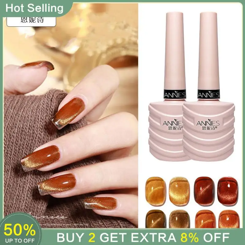 Nail Polish Colloid Is Smooth 4 Colors Winter Amber Cats Eye Nail Nail Art White Brown Crystal Cats Eye Semi Permanent Resin