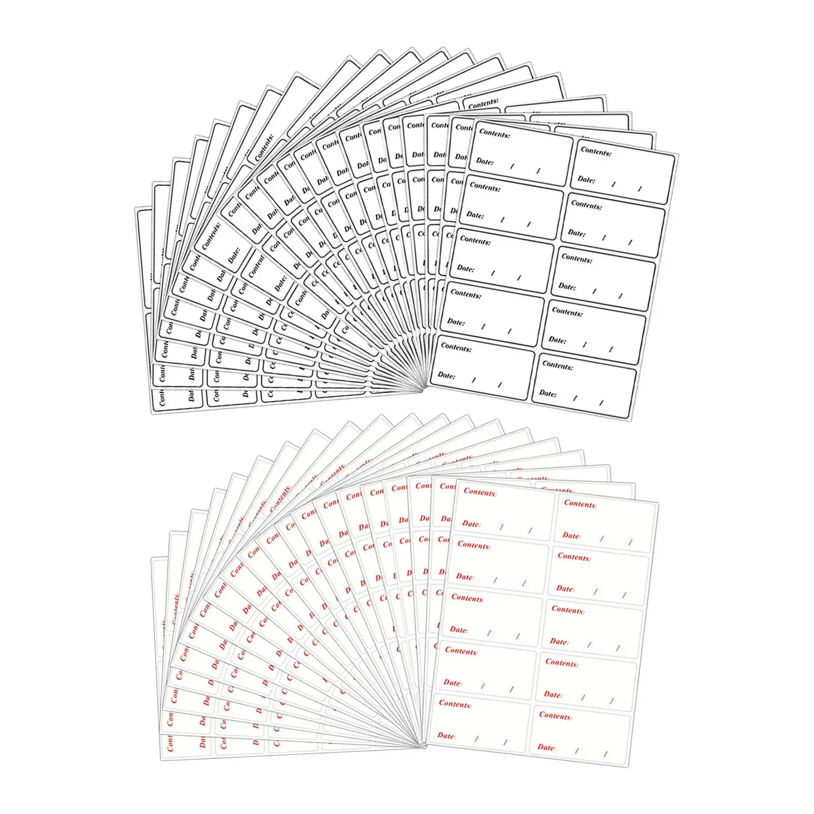 

200 шт., наклейки для холодильника, 2,36x1,2 дюйма