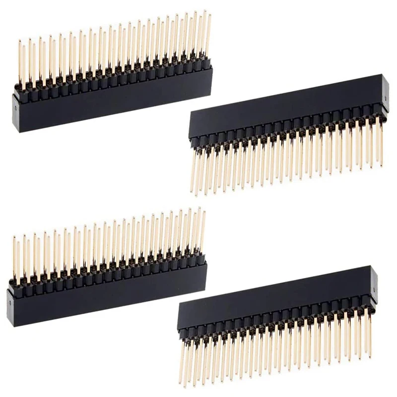 

2 x 20(40 Pin) Stacking Header for Raspberry Pi A+/B+/Pi 2/Pi 3 Extra Tall Header (Pack of 4)