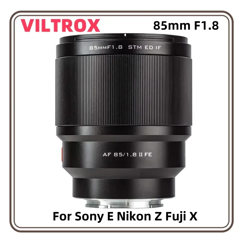 Полнокадровый портретный объектив VILTROX 85 мм F1.8 Mark II STM с автофокусом и большой