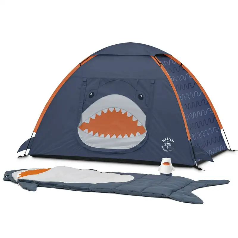 

the Kid's Camping Combo (One-Room Tent, Sleeping Bag, Lanter