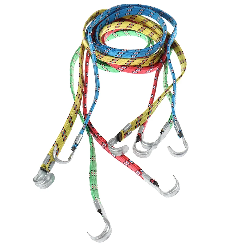 

1PCS Elastics Rubber Luggage Rope Cord Hooks Bikes Rope Tie Bicycle Luggage Roof Rack Strap Fixed Band Hook Bicycle Accessories1