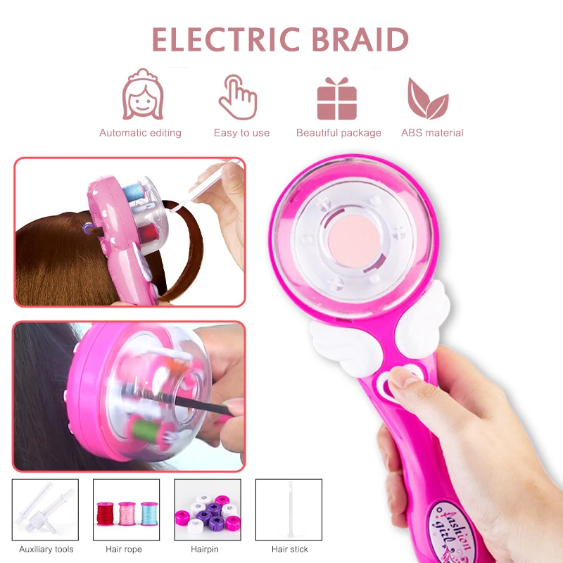 

Children's electric DIY braided hair clip Braided Hair Machine set for girls (without battery)