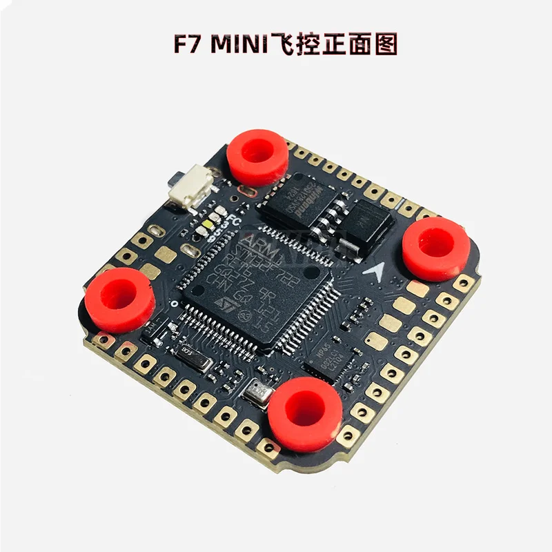 Контроллер полета Aocoda-RC F7 MINI V1.0 (MPU6500) с барометром OSD черный корпус FC для РУ FPV