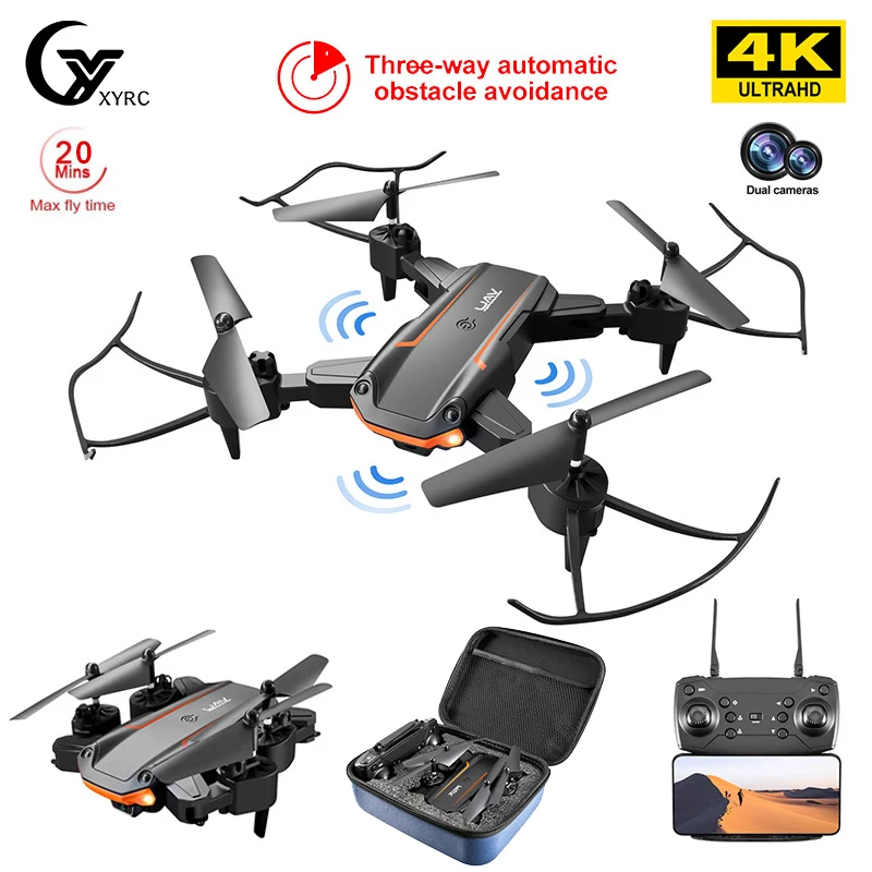 

XYRC New KY603 Mini Drone 4K HD Camera Three-way Infrared Obstacle Avoidance Altitude Hold Mode Foldable RC Quadcopter Boy Gifts