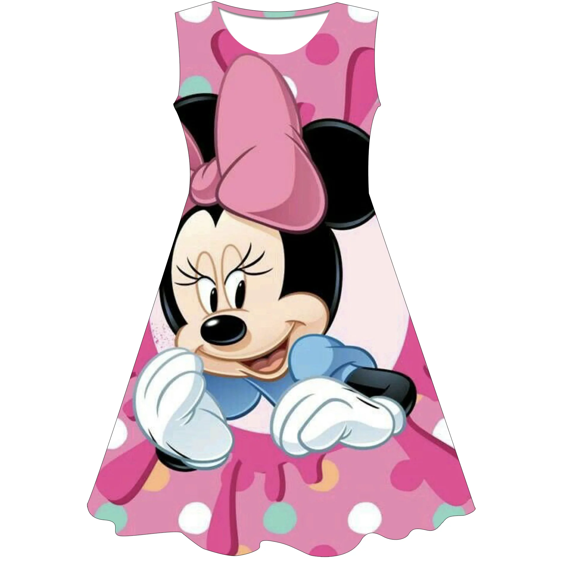 

Minnie Mouse Dress Girls Dresses For Baby Girls Cosplay Party Dress Up 1-10 Years Children Birthday Disney Series Skirt Costumes