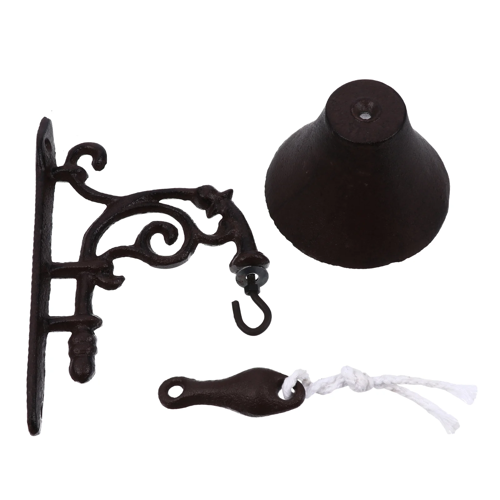 

Bell Bells Wall Door Doorbell Iron Cast Dinner Hanging Vintage Outdoor Shaking Mounted Welcome Metal Ship Nauticalhand Sign