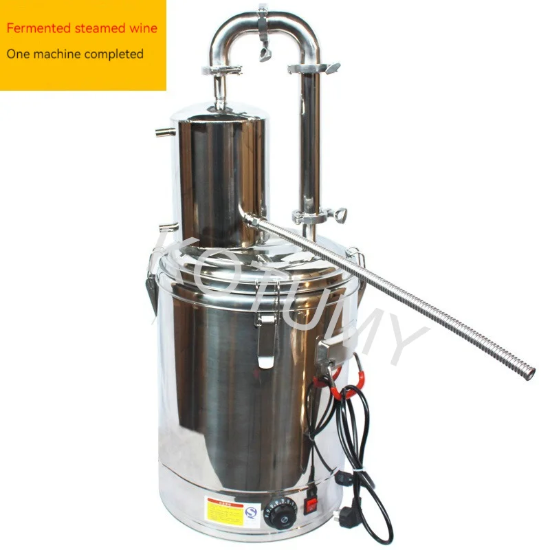 30L/40L/50L/60L Distiller Stainless Steel Bar Household Equipment Wine Limbeck Distilled Water Baijiu Vodka Maker Brew Whisky