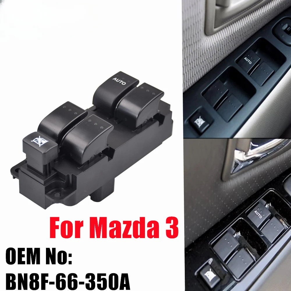 Переключатель Стеклоподъемника для Mazda 3 2004-2009 левый боковой переключатель