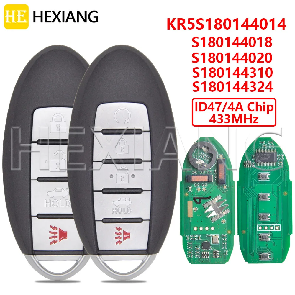Автомобильный Дистанционный ключ HE KR5S180144014 ID47/4A Chip 433MHz S180144018 S180144020 S180144310 S1801443 для
