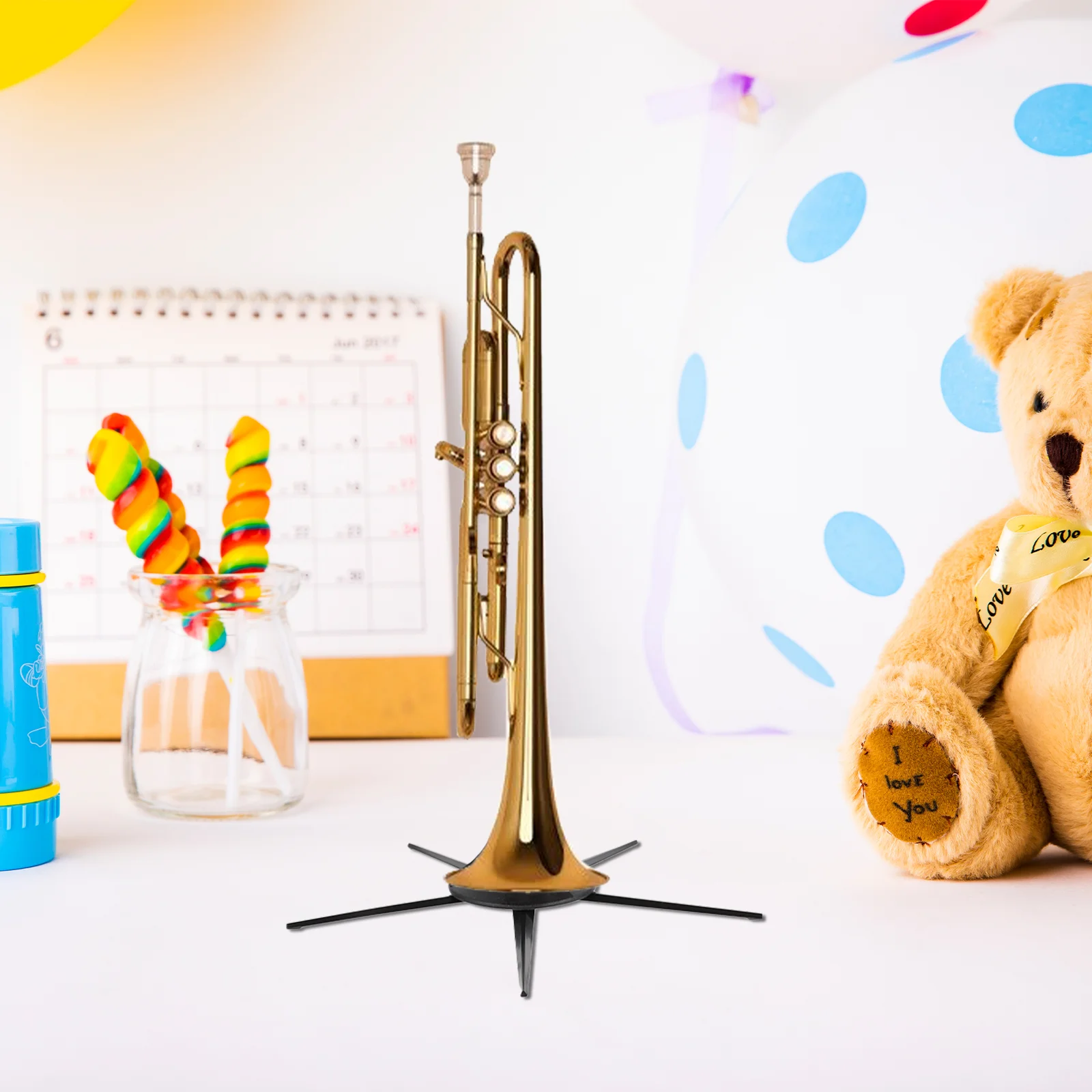 Маленькая складная подставка практичная труба простой держатель Flugelhorn съемная