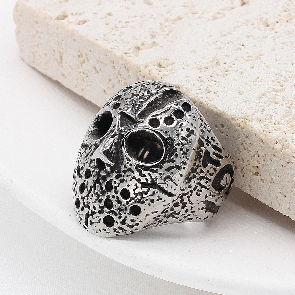 Мужское кольцо из нержавеющей стали в стиле Джейсон | Украшения и аксессуары