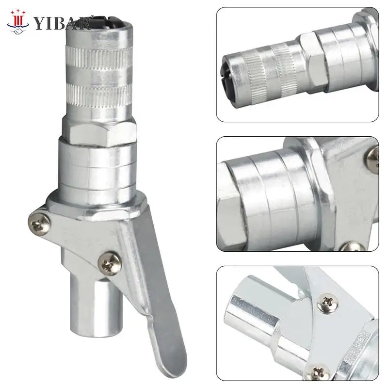 

Grease Gun Coupler Hose Kit Grease Gun Adapter Quick Lock On Release Coupling Tool Accessories