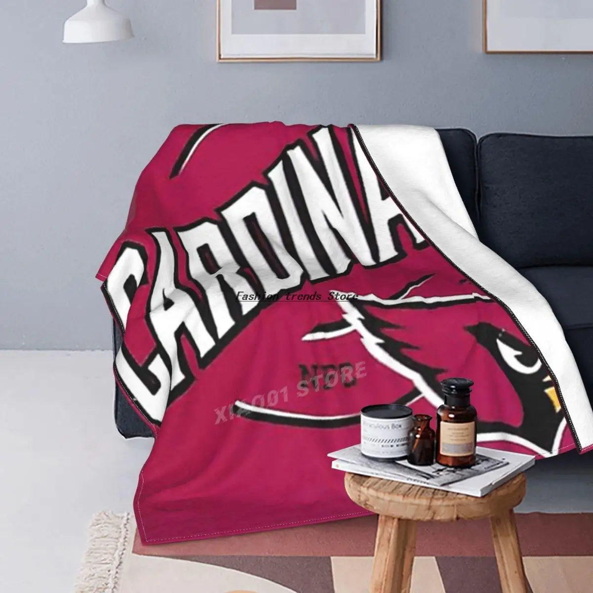 

ARIZONA CARDINALS NFL Throw Blanket Sherpa Blanket Bedding soft Blankets