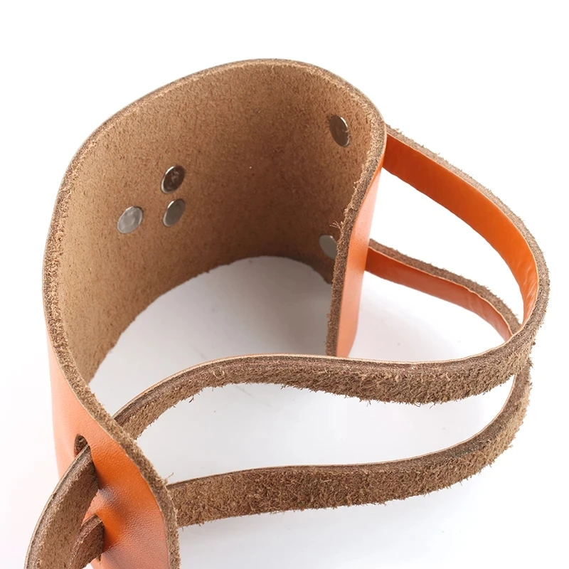 1 пара наручный браслет из искусственной кожи для силовых тренировок |