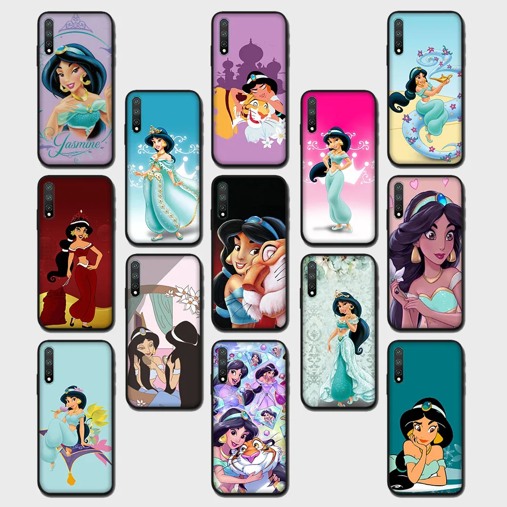 

Jasmine Princess Black Case for Samsung Galaxy A01 A02 A02S M02 M02S A03S A03 A13 A33 A53 A73 M21 M30S M11 M31 M51