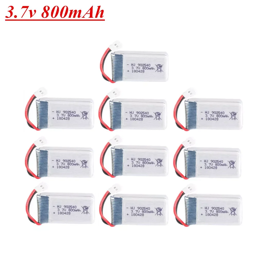 3,7 в 800 мАч литий-полимерный аккумулятор 902540 для Syma X5 X5C X5C-1 X5S X5SW X5SC V931 H5C CX-30 CX-30W, запасные части для радиоуправляемого квадрокоптера, дрона