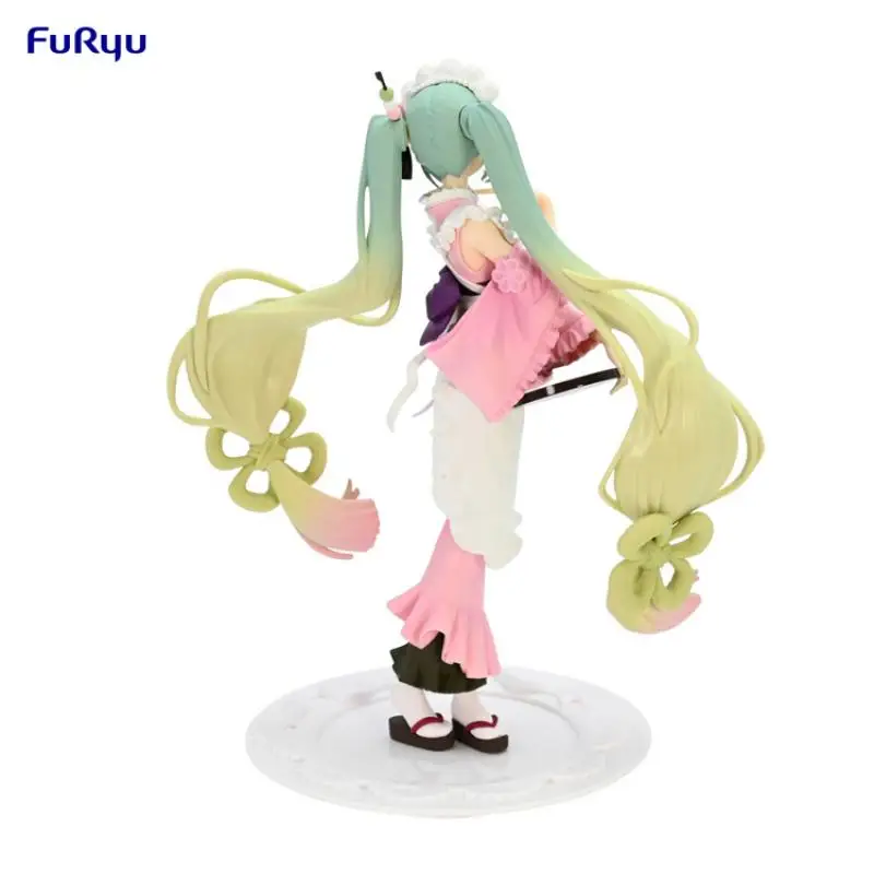 Оригинальный FuRyu Infinite Charm Hatsune Miku Matcha мороженое цвет вишни ПВХ аниме-фигурка