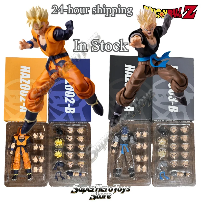 Фото Доставка в течение 24 часов. В НАЛИЧИИ. Фигурки героев HA TOYS Eagle Hero HAZ002 и HAZ003, фигурка Сон Гохана с одной рукой, фигурки Dragon Ball. №1
