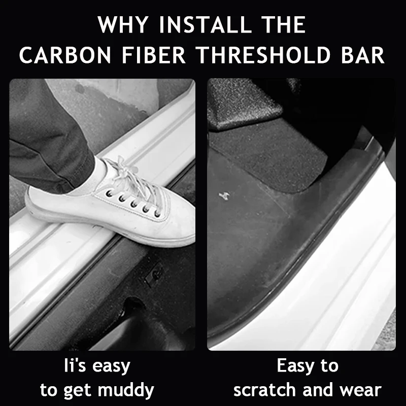 4 шт. наклейки на порог двери автомобиля Chery Tiggo 5 2 3 7 PRO 8 5X IQ QQ Fulwin Face Arrizo A1 A3 A5 -