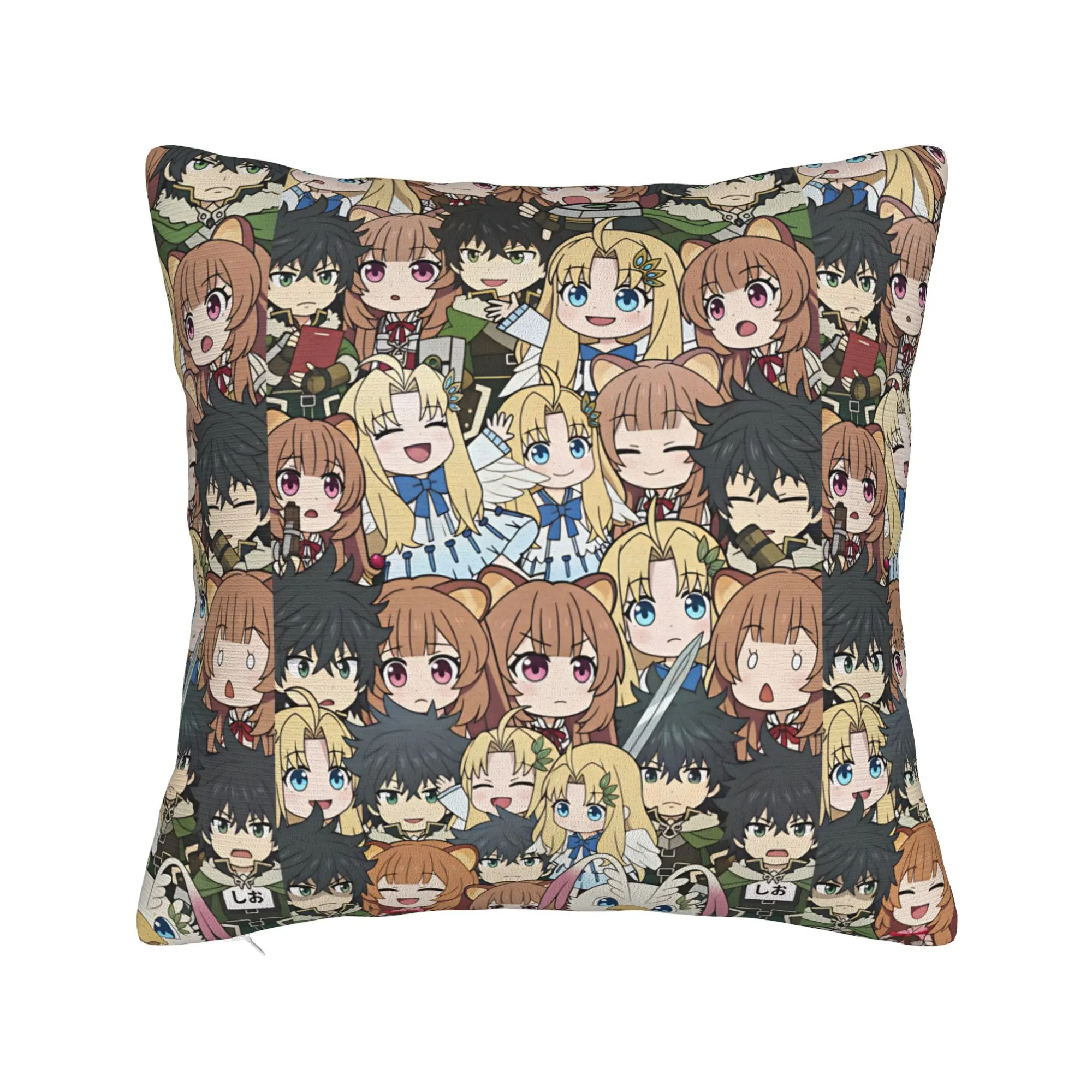 Фото Наволочка Raphtalia S-Shield Hero TRotSH, модная наволочка для дивана, кровати, гостиной, с графическим принтом, подарок. №2