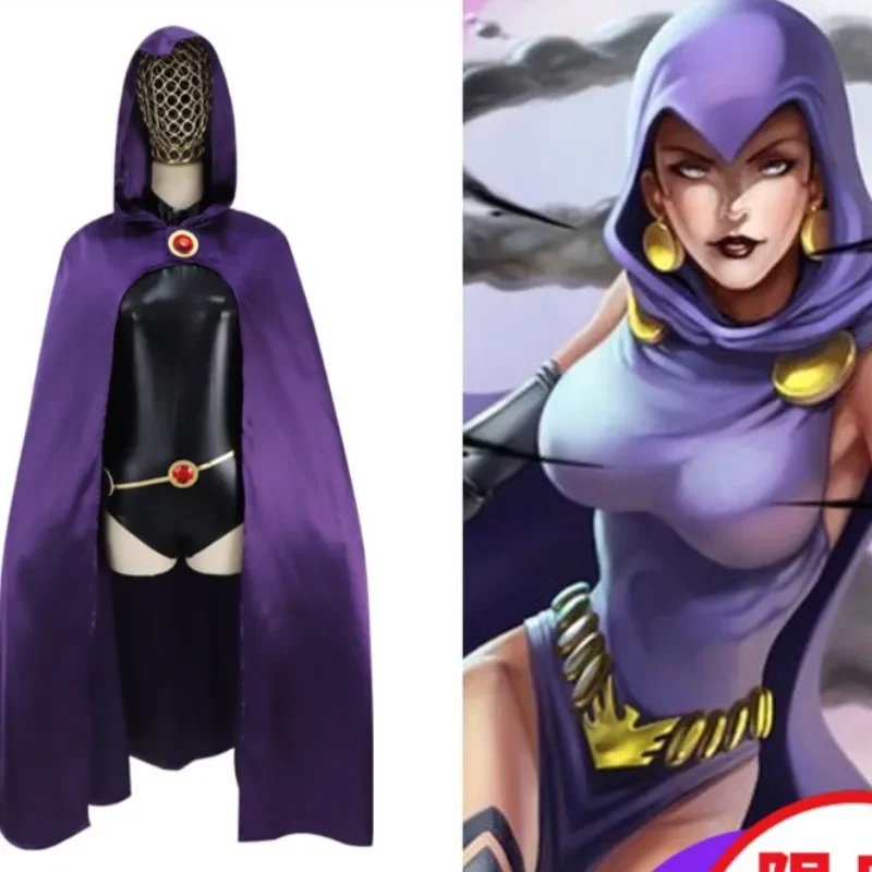 Новые костюмы для косплея DC Comics Hero Crow Boy Titan Raven шоу комиксов и праздничных