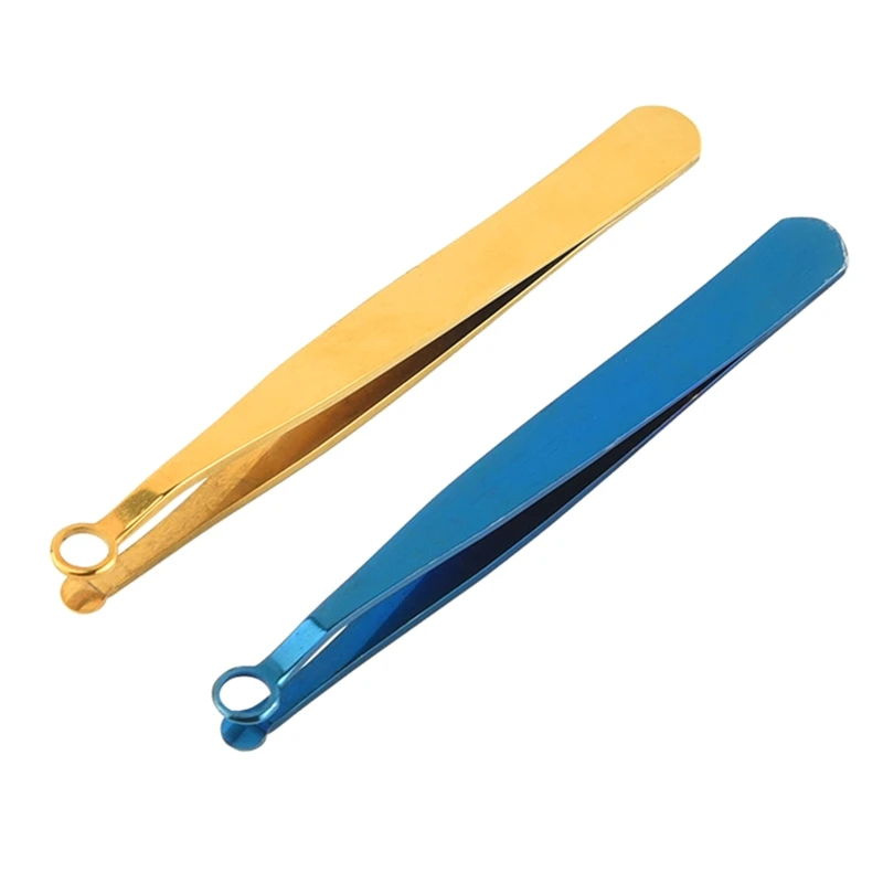 

Nose Hair Tweezers Nose Hair Trimming Tweezers Stainless Steel Round Head Tweezers Eyebrow Clippers Trimmer Water Resist