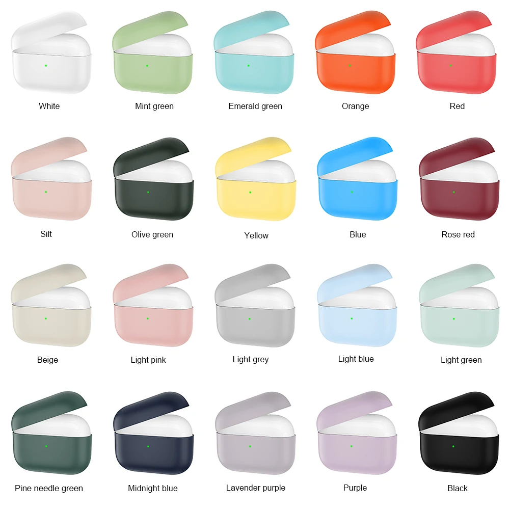 

Подходит для Airpods Pro 4 Air Pods Bluetooth-Совместимый Беспроводной чехол для наушников силиконовый чехол для зарядки
