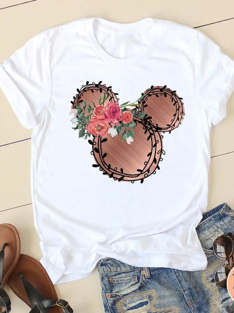 

Женская футболка с коротким рукавом и принтом, с принтом