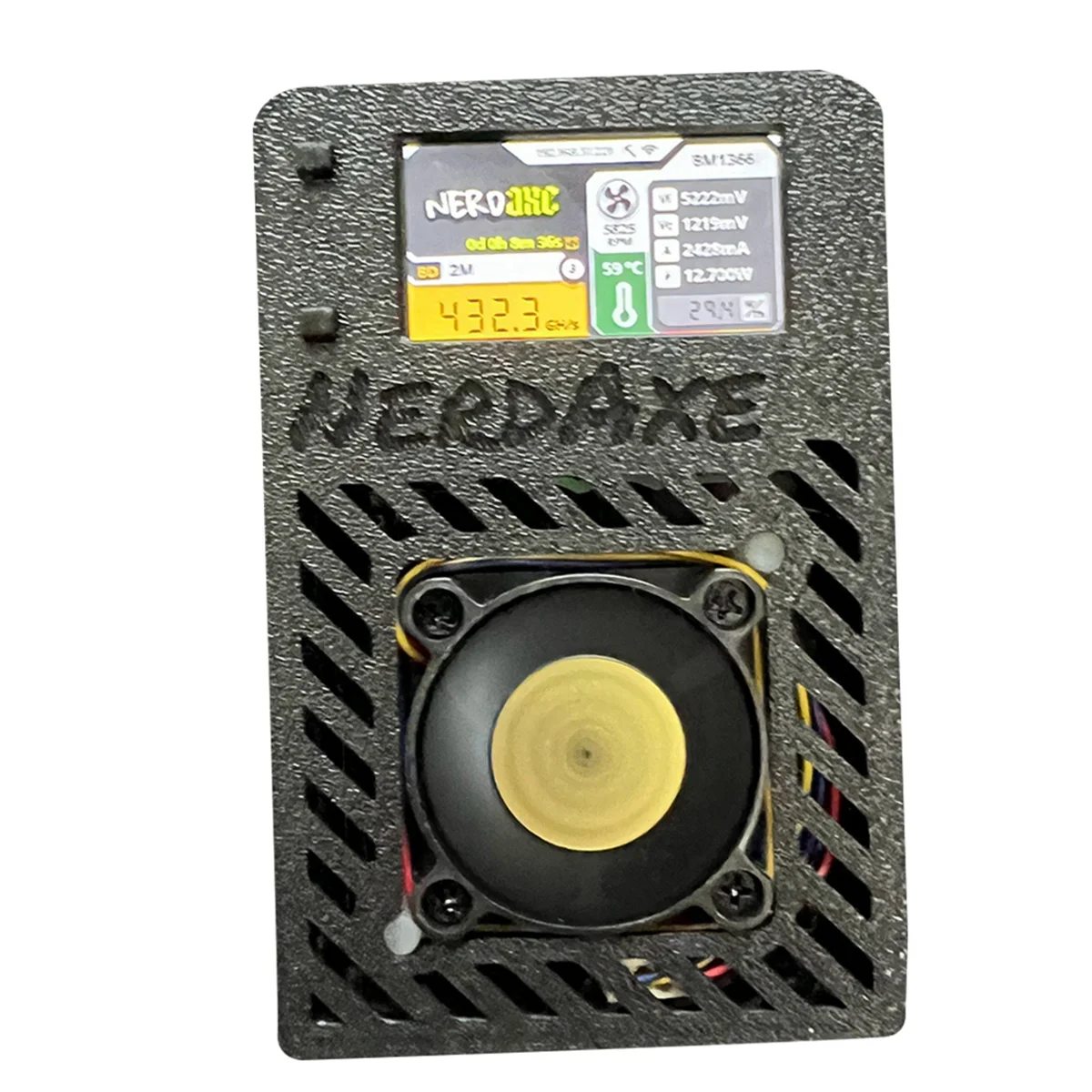 NerdAxe Miner Nerdminer с дисплеем S19XP BM1366 500Gh/S ASIC Bitaxe Bitcoin Micro-Miner Лотерейный майнер BR PLUG A
