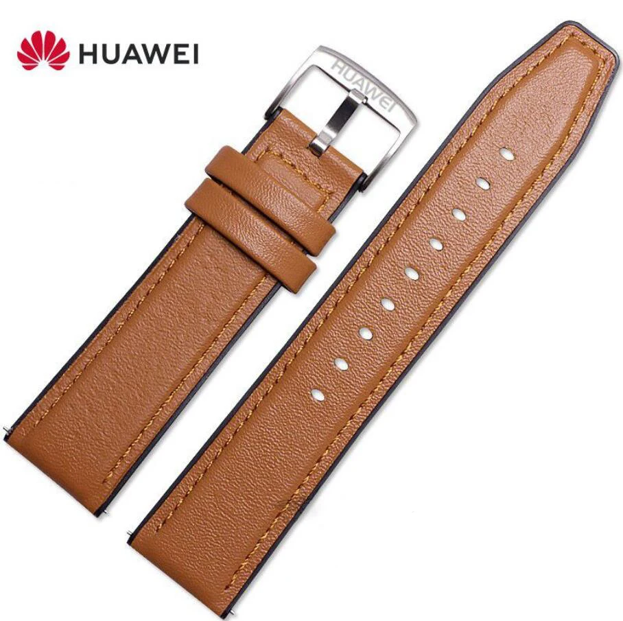 

Huawei 20mm 22mm Leather Strap Watchband For Huawei Watch GT3 GT 3 Pro 46mm 42mm Bracelet Silicone Strap GT 2 GT2 Pro Watchband