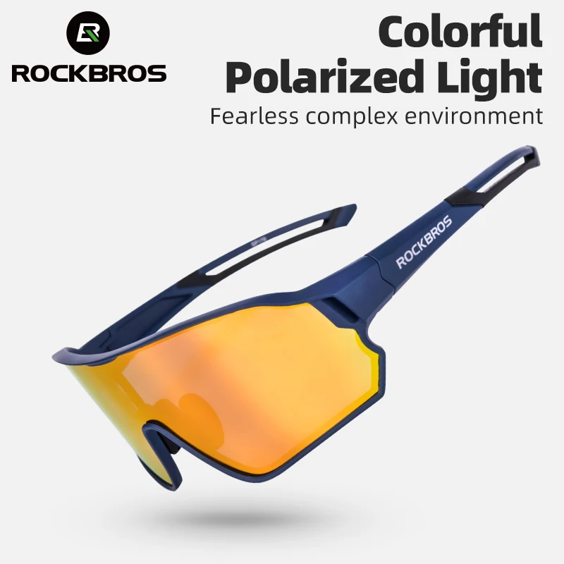 

ROCKBROS Cycling Glasses MTB Road Bike Polarized Sunglasses UV400 Protection Ultra-light Unisex Bicycle Eyewear Sports Equipment