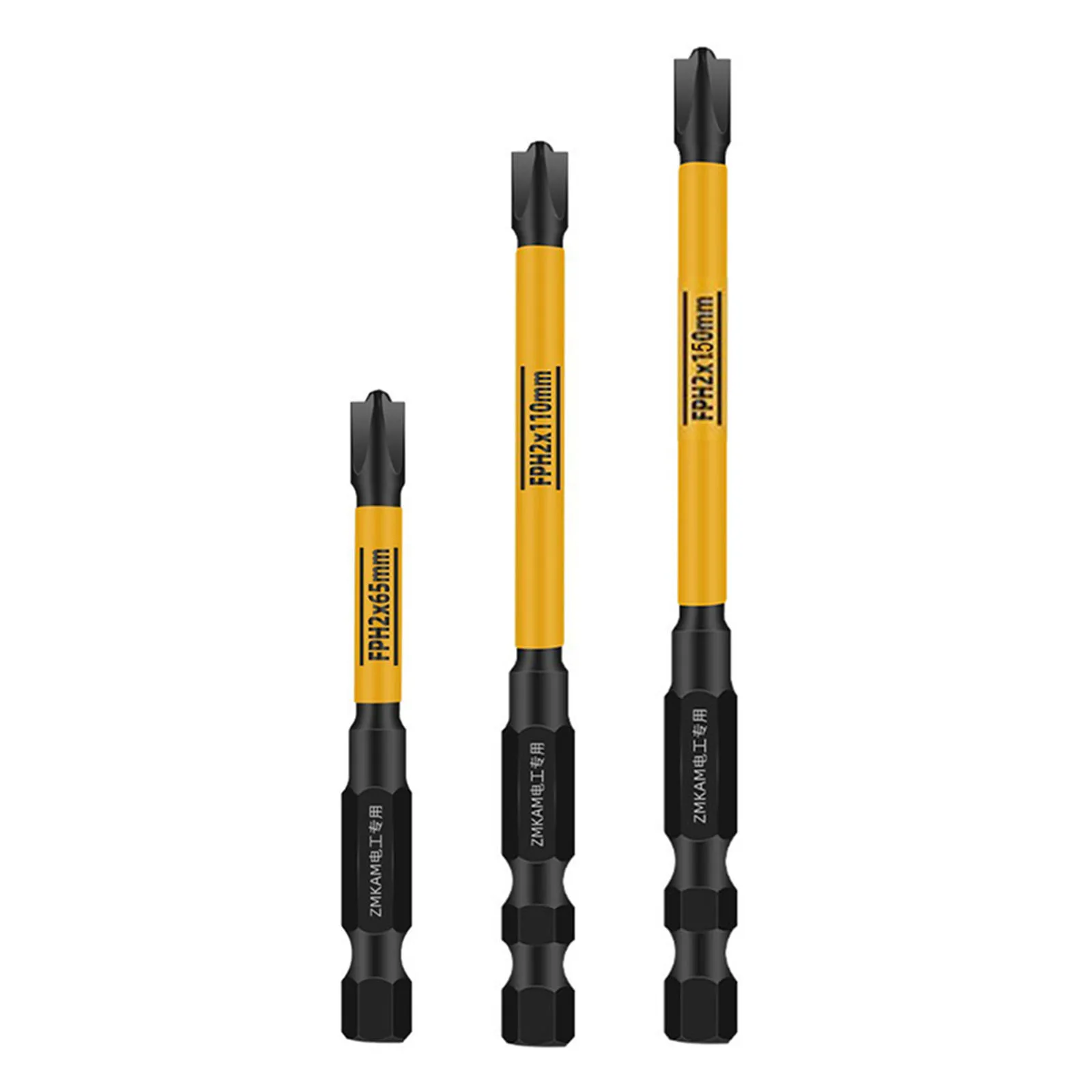 

1/2/3/6/9Pcs Magnetic Special Cross Screwdriver Bit Nutdrivers FPH2 Batch Head For Electrician Power Tool Accessories 65mm 110mm