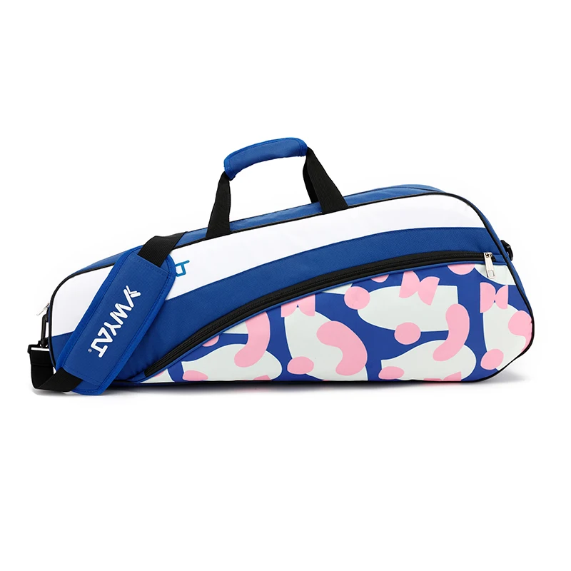 YWYAT Badminton Racquet Bag Racket Cover Large Capacity Men Women Sports Bag Badminton Handbag