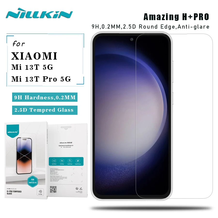 

for Xiaomi Mi 13T / Mi 13T Pro 5G Glass Nillkin H+PRO 2.5D Tempered Glass 9H Hardness Screen Protector for Xiaomi Mi 13T Pro 5G