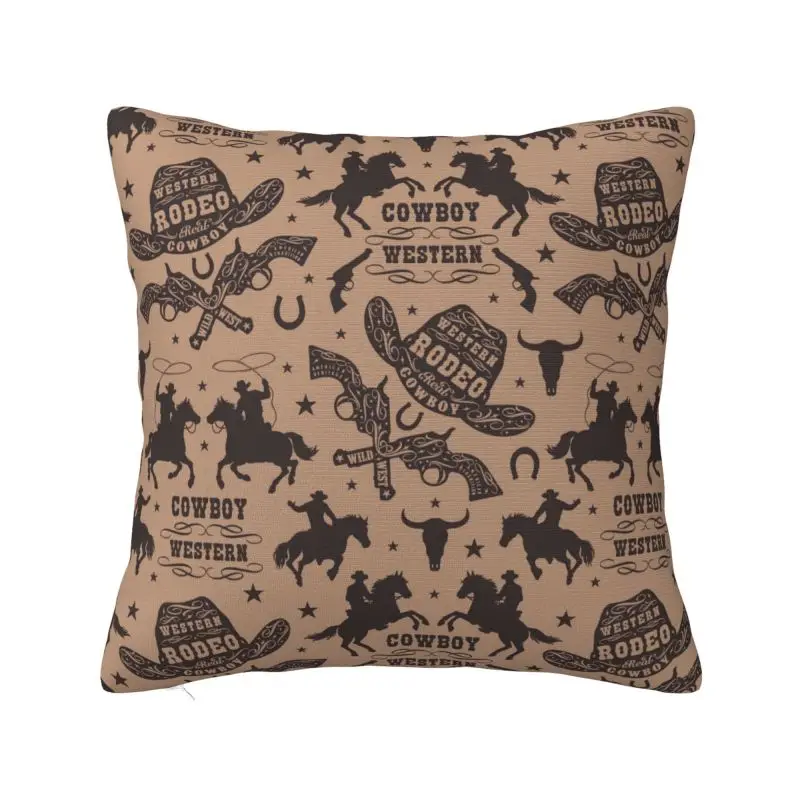 Роскошная наволочка для подушки в Западном ковбойском стиле 40*40 см Полиэстеровая