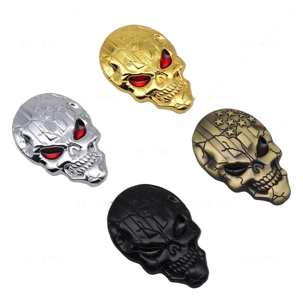 z czaszką emblemat boczny nadwozia samochodu naklejka na bagażnik dla Jeep Subaru Chevrolet Mercedes Benz Ford Mazda Land Rover Honda Toyota