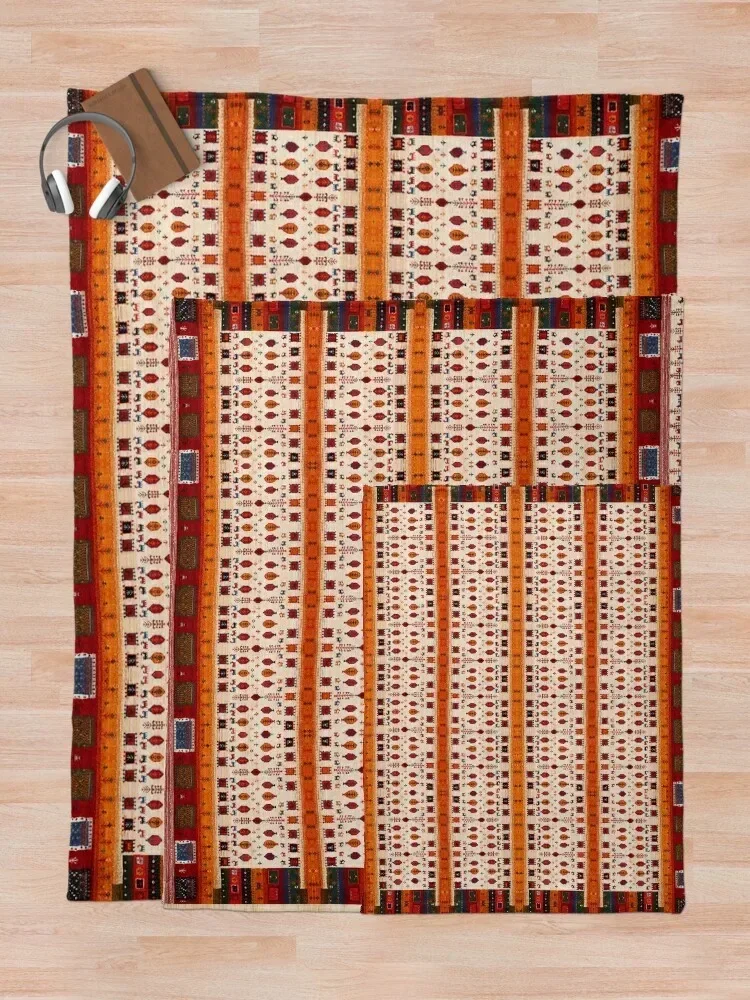 Богемное традиционное берберское винтажное осеннее сезонное одеяло из