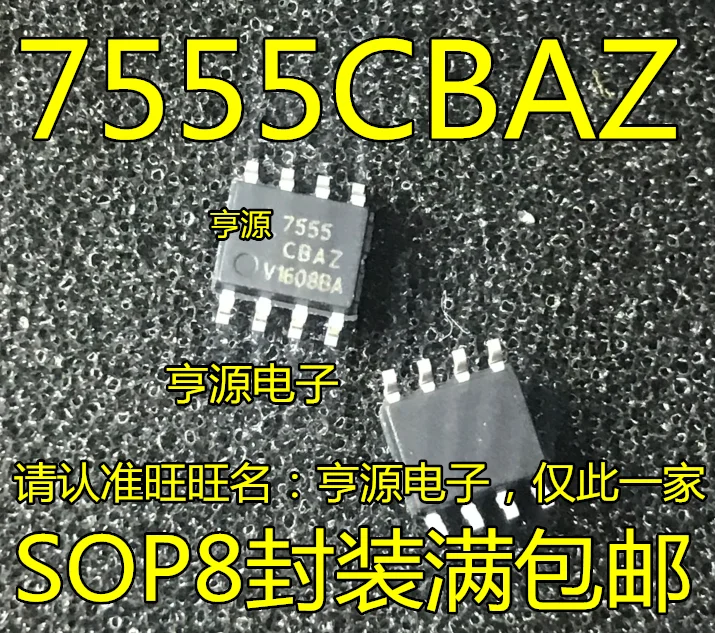 

free shippingICL7555 ICL7555CBAZ 7555CBAZ SOP8 50pcs