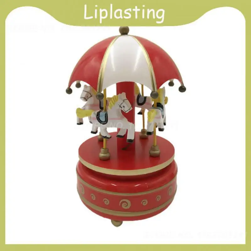 

Creative Carousel Music Box Merry-go-round Musical Toy Children's Gift Decoration Arts Crafts Romantic Music Home Furnishings