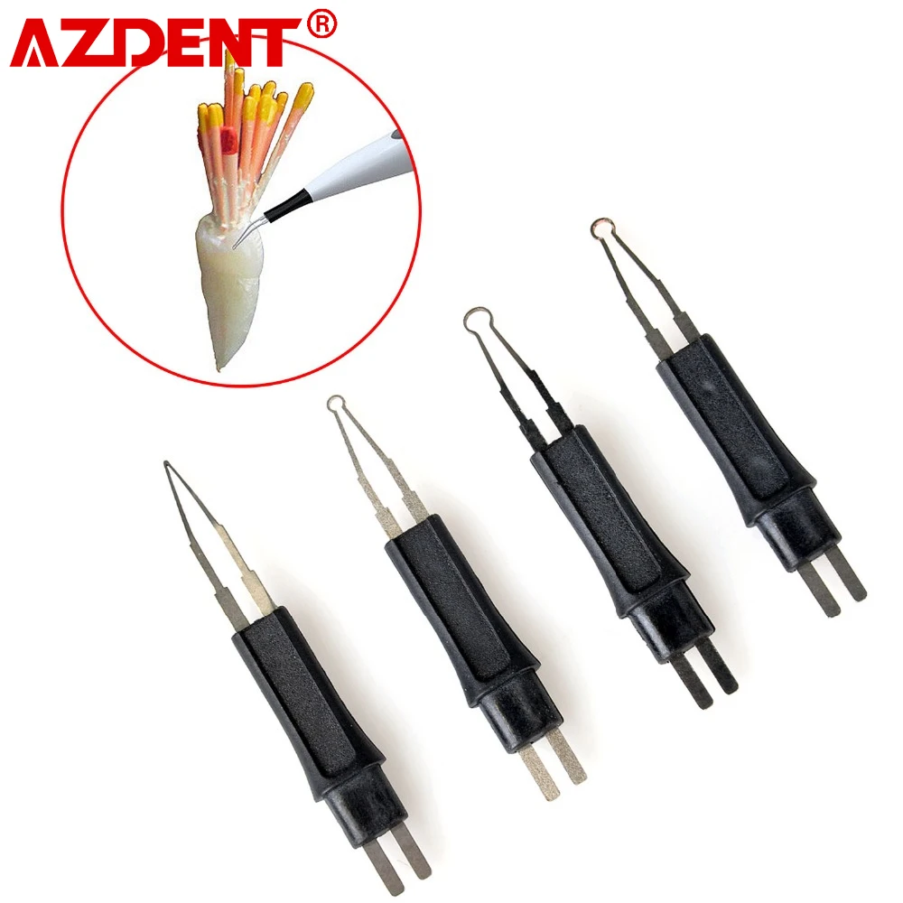 

AZDENT 4 Tips/Set for Dental Gutta Percha Tooth Gum Cutter Endo Gutta Cutter Tooth Teeth Whitening Oral Hygiene Oral Care 10Sets