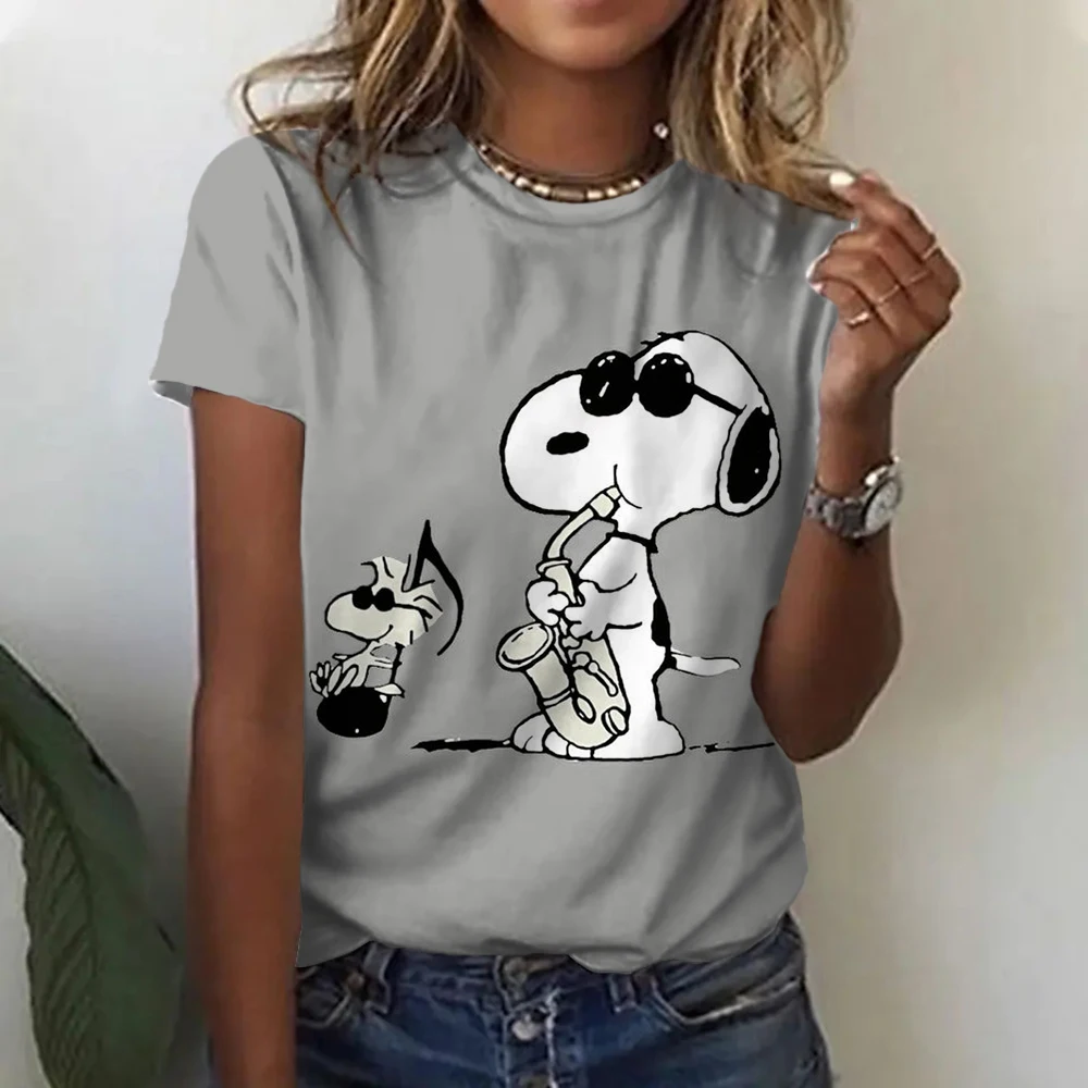 Женская футболка с принтом Snoopy новый пуловер в китайском стиле для женщин
