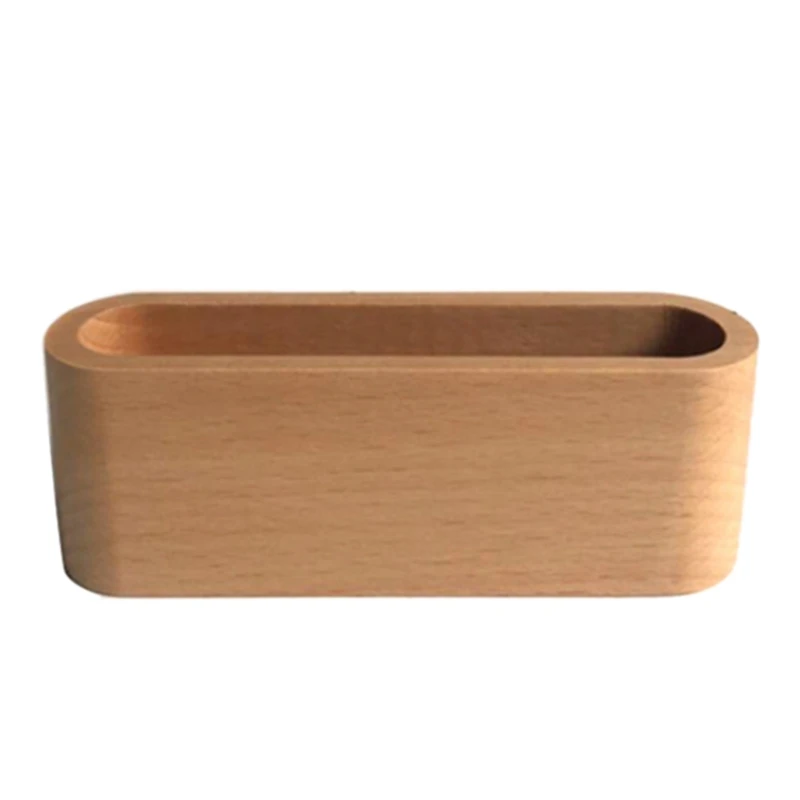 Business Card Holder&Note Holder Display Device Card Stand Holder Wooden Desk Organizer Office Accessories