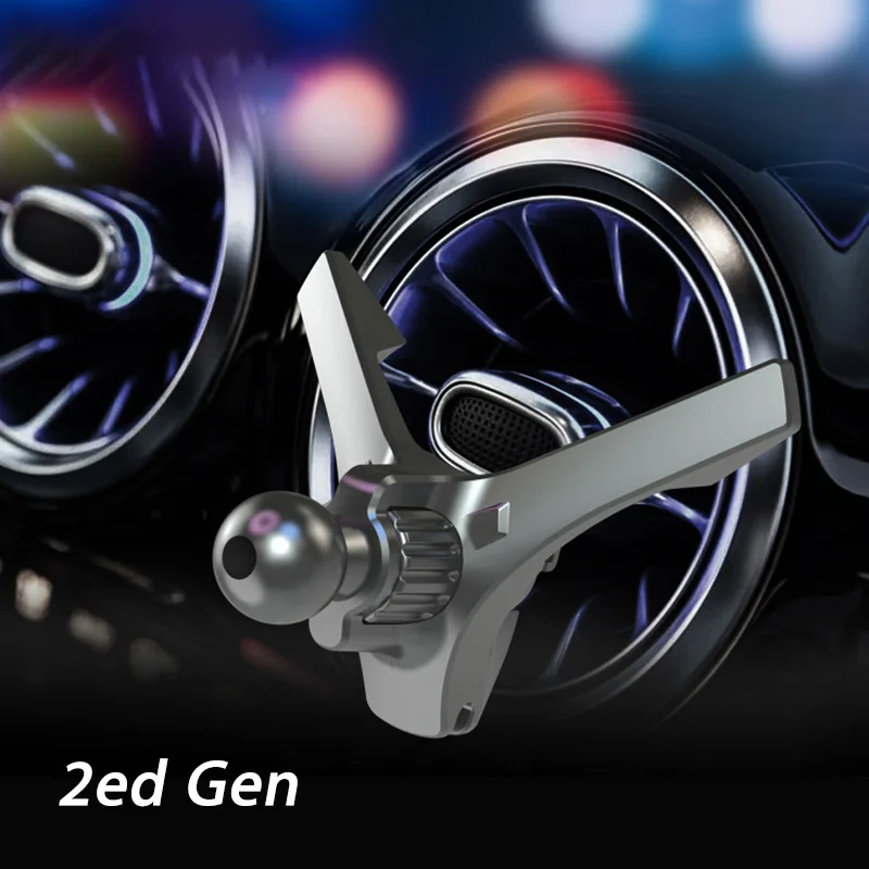 

Upgrade Air Vent Car Phone Holder Clip for Round Shape Air Outlets 17mm 15mm 13mm Ball Head Gravity Magnetic Car Mount Bracket