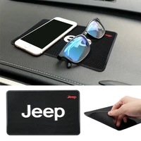 1pcs fashion creative anti slip mats car dashboard silicone pads for jeep wrangler renegade cherokee patriot%c2%a0command accessories
