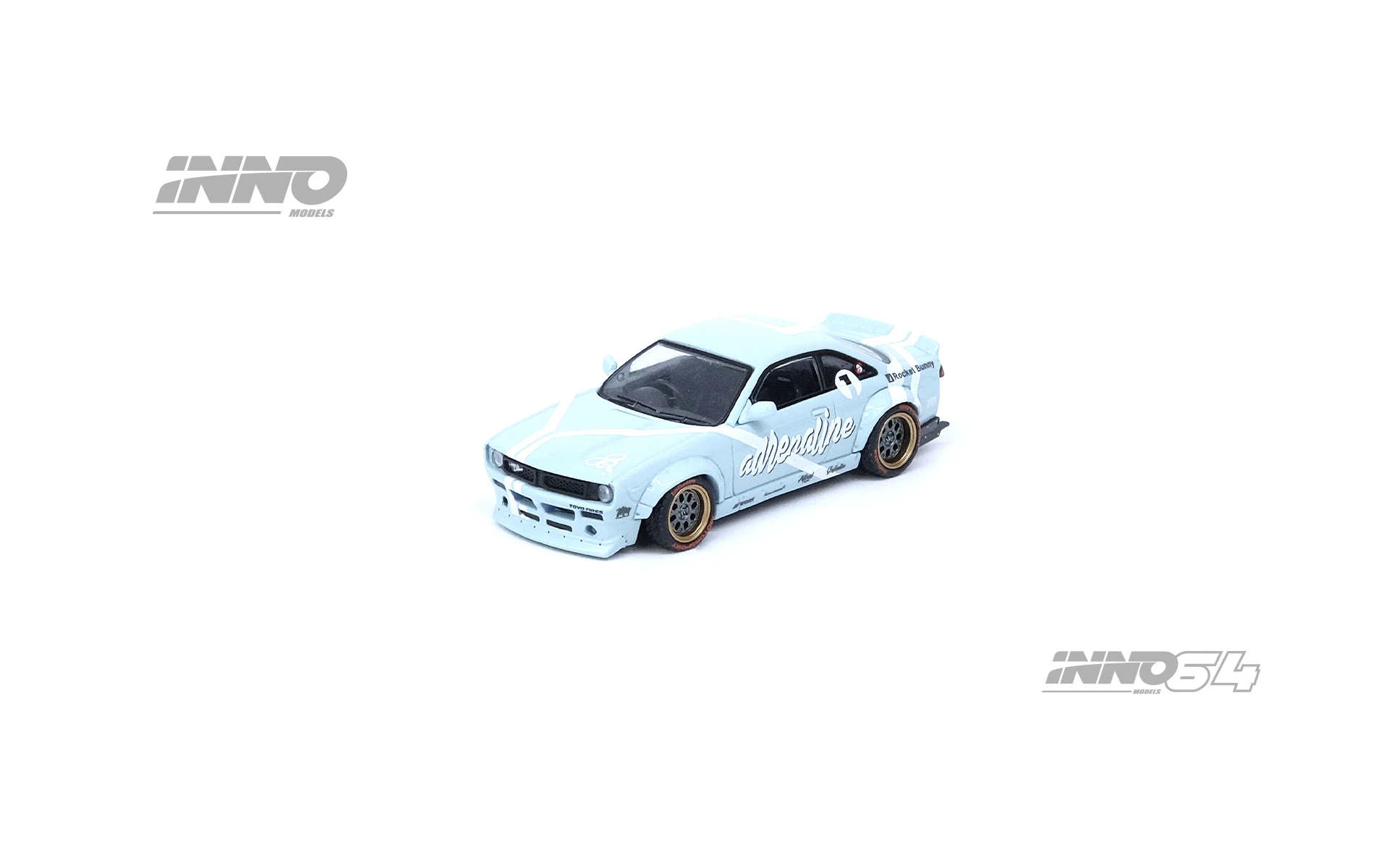 

INNO 1:64 NISSAN SILVIA S14 "ADRENALINE" Rocket Bunny Boss by Chapter One THAILAND Diecast Model Car
