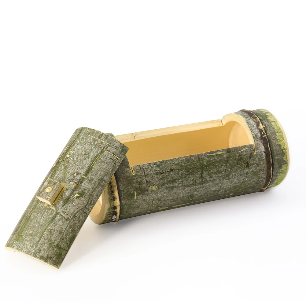 

Бамбуковый контейнер для хранения продуктов, конфет и печенья