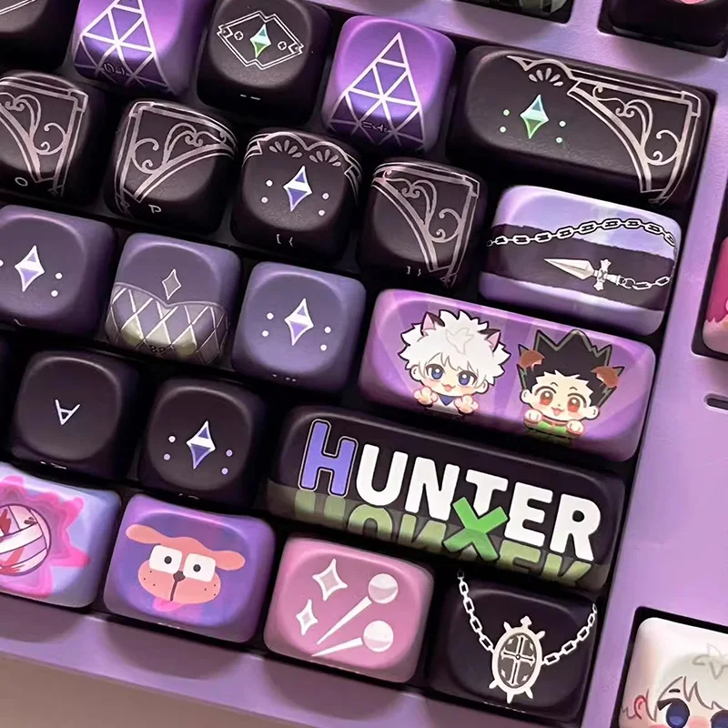 Hunter×Hunter колпачки для ключей милые вишни/МОА 142 клавиши Pbt индивидуальные